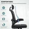 HOMCOM Bürostuhl Ergonomischer Schreibtischstuhl mit Produktbild-Vorschau 4