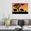 DEQORI Glasbild Echtglas 90x60 cm 'Afrikanischer Abend' Produktbild-Vorschau 3