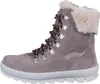 A single gray winter boot with fur lining. Voir les images du produit