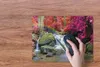 MuchoWow® Mauspad Mousepad Regenbogen - Wasserfall - Bäume Produktbild-Vorschau 3