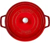 Staub La Cocotte 26cm ronde, Cerise-rouge, Fonte Voir les images du produit 14