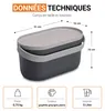 GARANTIA NOVA seau à biodéchets 5 litres gris graphite / Voir les images du produit 3