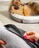 lionto Hundekörbchen rund, Ø 65 cm, waschbarer Bezug, grau Produktbild-Vorschau 3