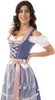 DIRNDL TRACHTENKLEID DAMEN NICOLE  3.TLG Blau 42 Produktbild-Vorschau 2