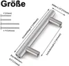 15 Stš¹ck Schrankgriffe 64mm Lochabstand, Silber M?bel Produktbild-Vorschau 2