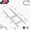 A diagram showing the dimensions and specifications of a metal bracket. Podgląd zdjęcia produktu