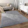 A living room scene with a sofa, rug, and shelving unit. Anteprima dell’immagine prodotto
