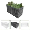 The Living Store Gabionen-Hochbeet Stahl 180×90×100 cm Produktbild-Vorschau 8