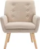 Beige gepolsterter Sessel - OSIMO Produktbild-Vorschau 1