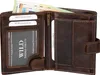 RFID echt Leder Portemonnaie Geldbörse Geldbeutel Herren Produktbild-Vorschau 3