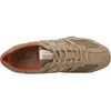 A top-down view of a beige Geox sneaker with orange accents. Produktbild-Vorschau