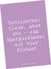 Mr. & Mrs. Panda Ansichtskarte Spruch Schipperke Energie - Produktbild-Vorschau 1