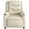 Poltrona relax elettrica in Pelle finta crema Anteprima dell’immagine prodotto 9