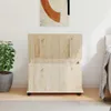 vidaXL Kufer na kółkach ALTA 73x39,5x43 cm lite drewno Podgląd zdjęcia produktu 3