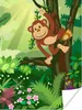 MuchoWow® Poster Affe - Dschungel - Jungen - Mädchen - Produktbild-Vorschau 1