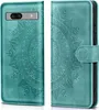Google Pixel 7A Lederhülle Wallet Case Schutzhülle Grün Produktbild-Vorschau 8