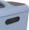 A close-up view of a blue pet toilet with a gray grate. Náhľad obrázku produktu