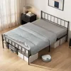 KUTAS Klassische Betten 140x200, Metallbett Schwarz mit Produktbild-Vorschau 14