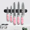 UISEBRT Kochmesserset 6 teilig Küchenmesser Set Edelstahl Produktbild-Vorschau 1