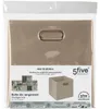 Box / Krabice do regálu 31x31cm hladký béžový tmavý Náhled obrázku produktu 10