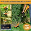Akku Rasentrimmer mit 2× 4000mAh Akkus, 750W Produktbild-Vorschau 4