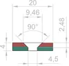 SUPERMAGNETE Quadermagnet 20x20x4mm, Haftkraft 7,5 kg Produktbild-Vorschau 4