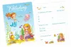 10 Einladungskarten Meerjungfrauen mit GLITZER inkl. 10 Produktbild-Vorschau 1