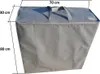 A gray storage bag with dimensions indicated by lines and text. Podgląd zdjęcia produktu