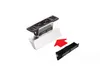 A product shot showing a silver and black device with a red arrow indicating how a black component attaches. Podgląd zdjęcia produktu