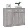vidaXL Sideboard Grau Sonoma 91x28x75 cm Holzwerkstoff Produktbild-Vorschau 3