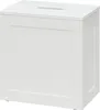 Badezimmerschrank Weiss 31x17x33cm MDF Aufbewahrungsschrank Produktbild-Vorschau 6