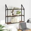 vidaXL Wandregal Wandhalterung Altholz 80 x 21 x 78,5 cm Produktbild-Vorschau 4
