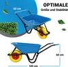 BITUXX Schubkarre 100L Schubkarren Schiebkarre Groß Produktbild-Vorschau 6