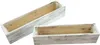 2x Pflanzkasten Shabby Holz weiß – Blumenkasten Produktbild-Vorschau 2