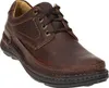 A single brown leather shoe is shown from a three-quarter angle against a white background. Anteprima dell’immagine prodotto