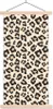 MuchoWow® Textilposter Weiß - Rosa - Leopardenmuster 60x120 Produktbild-Vorschau 1