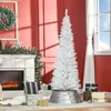 HOMCOM Weihnachtsbaum Tannenbaum mit Kunststoffständer 390 Produktbild-Vorschau 2