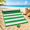 2er Set leichte Strandmatte Matte Badematte PVC Geflecht 60x180cm Grün Produktbild-Vorschau