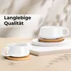 MIAMIO - 4 x 320 ml Cappuccinotassen Set, Cappuccino Tassen Produktbild-Vorschau 3