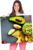Spritzschutz Herdabdeckplatte Schneidebrett aus Glas Nachos Produktbild-Vorschau 4
