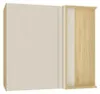 Küchenhängeschrank 80 cm - Beige Matt - Eck-Hängeschrank - Produktbild-Vorschau 1
