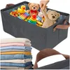 KRUMAD Aufbewahrungsbox Stoff faltbar 47x28x20 cm – Produktbild-Vorschau 1