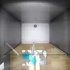 120X195cm Drehtür Falttür Schwenktür Eckeinstieg Dusche Produktbild-Vorschau 5