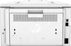 The back of a white HP LaserJet Pro M203dw laser printer. Voir les images du produit