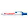 A single blue and white permanent marker is shown against a white background. Podgląd zdjęcia produktu