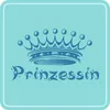 Aufkleber - Autoaufkleber "Prinzessin" 60cm x 36cm hellblau Produktbild-Vorschau 2