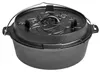 Gusseisen Dutch Oven 6 Liter, Deckel als Pfanne, Produktbild-Vorschau 3
