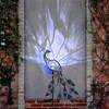 Gartendeko für draußen Wetterfest,Metallpfau Solarlampen Produktbild-Vorschau 6
