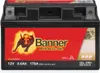 A product shot of a motorcycle battery. Produktbild-Vorschau