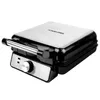 A black and silver Kalorik waffle maker is shown from a slightly elevated side angle against a white background. Podgląd zdjęcia produktu